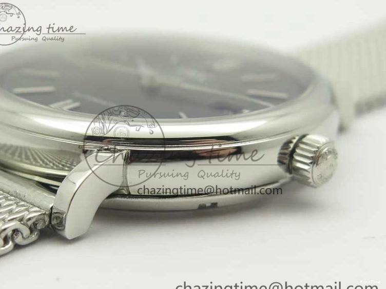 MIROTIME 0405 FastDry Portofino IW356501 SS V3 MK 1:1 Best Edition Black Dial On SS Mesh Bracelet MIYOTA 7195